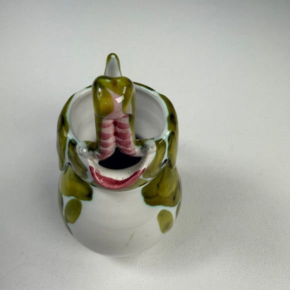 Vintage Hand-Painted Ceramic Elephant‎ Pitcher Creamer Italy #1560 - Picture 7 of 12